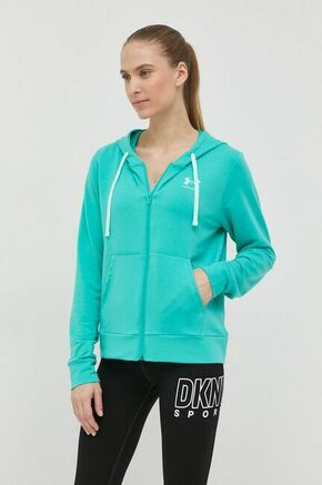 Under Armour Pulover Rival Terry FZ Hoodie-GRN S