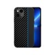 Onasi Silikonski ovitek za iphone 13 pro - carbon črn z modro črto