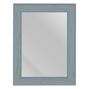 Slomart stensko ogledalo 66 x 2 x 86 cm modra les