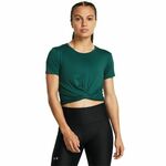 Under Armour Women's Motion Crossover Crop SS Hydro Teal/White S Fitnes majica