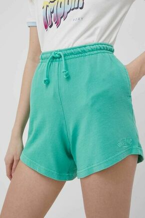 Billabong Hlače - zelena. Kratke hlače iz zbirke Billabong. Model narejen iz plesti.