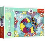Trefl Puzzle Lilo&amp;Stitch: 30 kosov na počitnicah