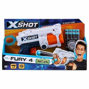 X-SHOT EXCEL Fury 4 z vrtljivo cevjo in 16 naboji