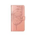 Chameleon Samsung Galaxy S23+ - Preklopna torbica (WLGO-Butterfly) - roza-zlata