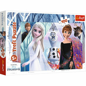 Trefl Puzzle Frozen 2 - Začarana dežela / 100 kosov