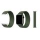 Najlonski pašček Chic (vel.L) za Apple Watch (42/44/45 mm), zelen, dolžina 17 cm