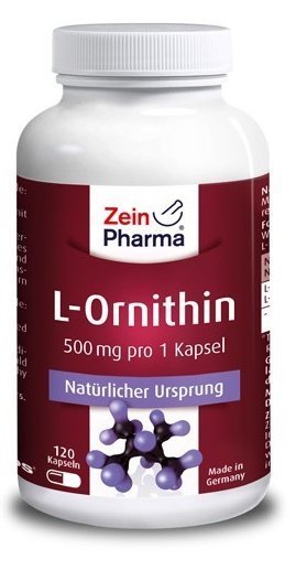 ZeinPharma L-Ornitin 500 - 120 kaps.