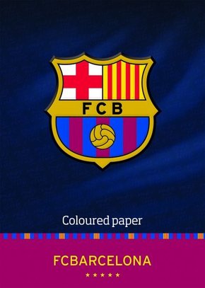 Barcelona FC kolaž papir A4