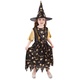 Otroški kostum čarovnica črno-zlata (M) e-pakiranje