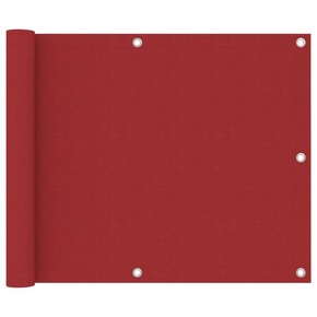 Balkonsko platno rdeče 75x500 cm oksford blago