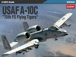 Komplet modela letala 12348 - USAF A-10C "75th FS Flying Tigers" (1:48)