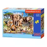 Castorland Puzzle Živali Savane 260 kosov