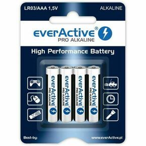 EverActive LR03/AAA Pro Alkaline Učinkovite alkalne baterije