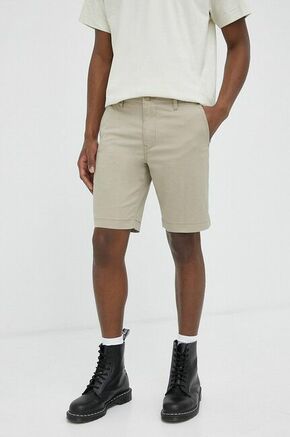 Levi's kratke hlače - bež. Kratke hlače iz kolekcije Levi's. Model izdelan iz enobarvnega materiala.