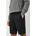 Kratke hlače Armani Exchange moški, črna barva - črna. Kratke hlače iz kolekcije Armani Exchange. Model izdelan iz lahkega blaga. Izjemno udobna tkanina z visoko vsebnostjo bombaža.