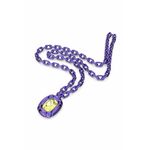 Ogrlica Swarovski Dulcis - vijolična. Ogrlica iz kolekcije Swarovski. Model z okrasnim obeskom, izdelan iz verižice.