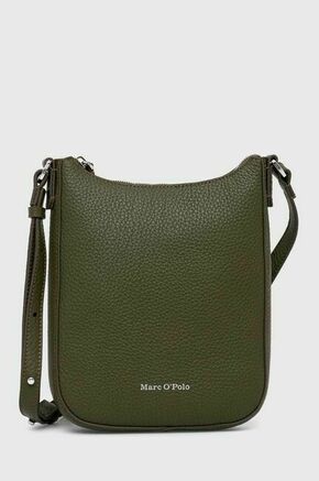 Usnjena torbica Marc O'Polo zelena barva