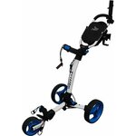 Axglo TriLite White/Blue Ročni voziček za golf
