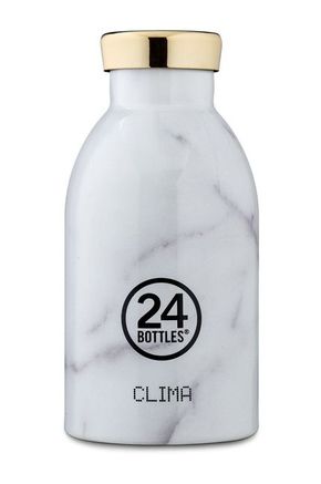 Termo steklenica 24bottles siva barva - siva. Termo steklenica iz kolekcije 24bottles.