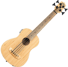 Kala U-Bass Bamboo Bas ukulele Natural
