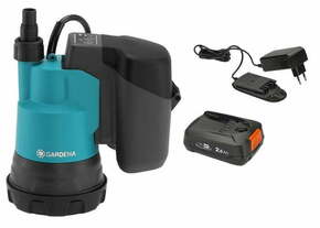 Gardena akumulatorska potopna črpalka za čisto vodo 2000/2 18V P4A Set (14600-20)