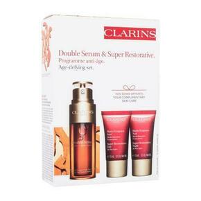 Clarins Double Serum &amp; Super Restorative Age-Defying Set darilni set za ženske