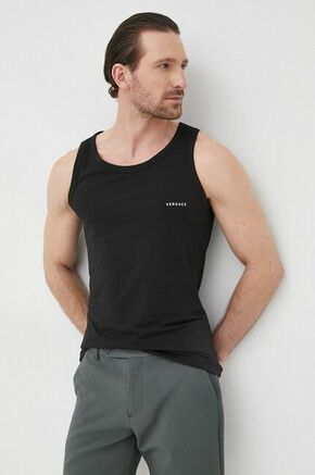 Versace T-shirt (2-pack) - pisana. Majica brez rokavov iz zbirke Versace. Model narejen iz tanka