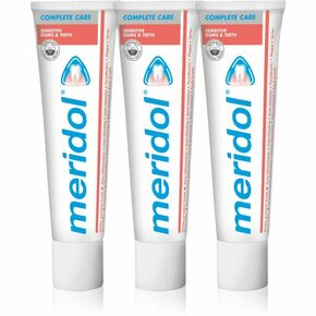 Meridol Zobna pasta za občutljive zobe Complete Care Sensitiv e Gums &amp; Teeth tripack 3 x 75 ml
