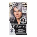 L'Oréal Paris Préférence Vivid Colors barva za lase za barvane lase za vse vrste las 60 ml odtenek 9,112 Smokey Grey