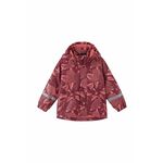 Otroška vodoodporna jakna Reima Koski bordo barva - bordo. Otroška jakna iz kolekcije Reima. Delno podložen model, izdelan iz vzorčastega materiala.