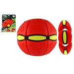 DiskŽoga - Vrzi disk, ulovi žogo! plast 22cm rdeča