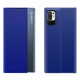 slomart sleep case bookcase type case with smart window za xiaomi redmi note 10 5g / poco m3 pro modra