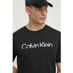 Kratka majica Calvin Klein Performance moški, črna barva - črna. Kratka majica iz kolekcije Calvin Klein Performance. Model izdelan iz bombaža.