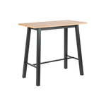 Design Scandinavia Barska miza Rachel, 117 cm, črna/oak