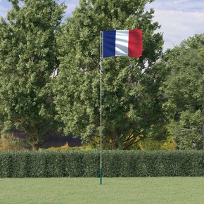 VidaXL Zastava Francije in drog 5