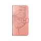 Chameleon Samsung Galaxy S22 - Preklopna torbica (WLGO-Butterfly) - roza-zlata