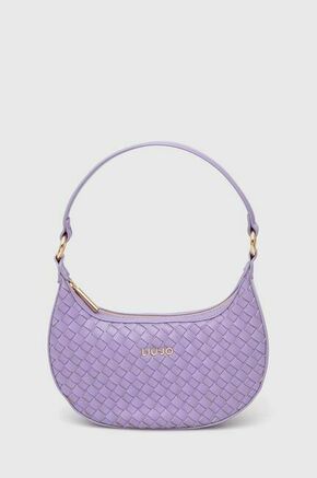 Torbica Liu Jo vijolična barva - vijolična. Majhna torbica in denarnica iz kolekcije Liu Jo. Model na zapenjanje