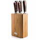 G21 Set nožev Gurman Narava 5 kom + bambus blok