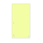Donau Razdelilniki za papir - 1/3 A4, 235x105 mm, 100 kosov, rumene barve