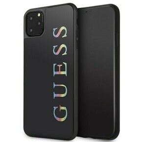 Guess GUHCN65LGMLBK iPhone 11 Pro Max črno/črno trdo ohišje Glitter Logo