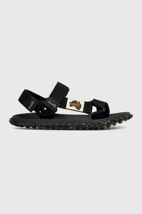 Sandali Gumbies črna barva - črna. Sandali iz kolekcije Gumbies. Model izdelan iz tekstilnega materiala.