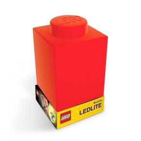 LEGO Classic Silicone Cube Night Light - rdeča