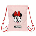 NEW Nahrbtnik s trakovi Minnie Mouse Me time Roza (26 x 34 x 1 cm)