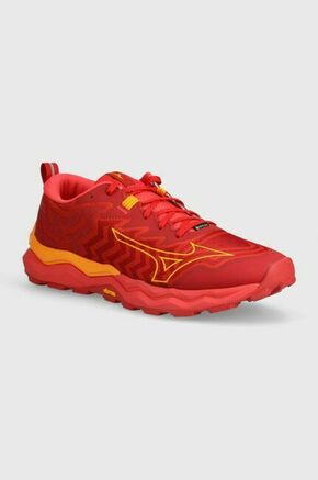 Tekaški čevlji Mizuno Wave Daichi 8 GTX rdeča barva