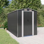 vidaXL Vrtna lopa antracitna 192x357x223 cm pocinkano jeklo