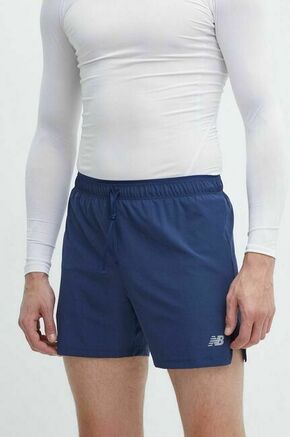 Kratke hlače za tek New Balance mornarsko modra barva