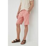 Kratke hlače iz mešanice lana Pepe Jeans Arkin Short Linen moške, roza barva - roza. Kratke hlače iz kolekcije Pepe Jeans. Model izdelan iz lahke tkanine.