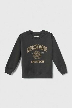 Otroški pulover Abercrombie &amp; Fitch siva barva - siva. Otroški pulover iz kolekcije Abercrombie &amp; Fitch