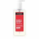 Neutrogena Clear &amp; Defend + Facial Wash čistilni gel proti aknam 200 ml unisex