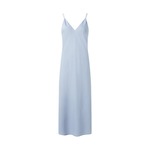 Obleka Calvin Klein - modra. Lahkotna obleka iz kolekcije Calvin Klein. Oprijet model izdelan iz enobarvne tkanine.